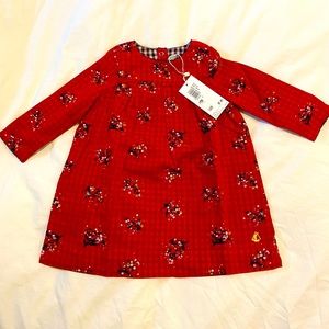NWT Petit Bateau Red Dress